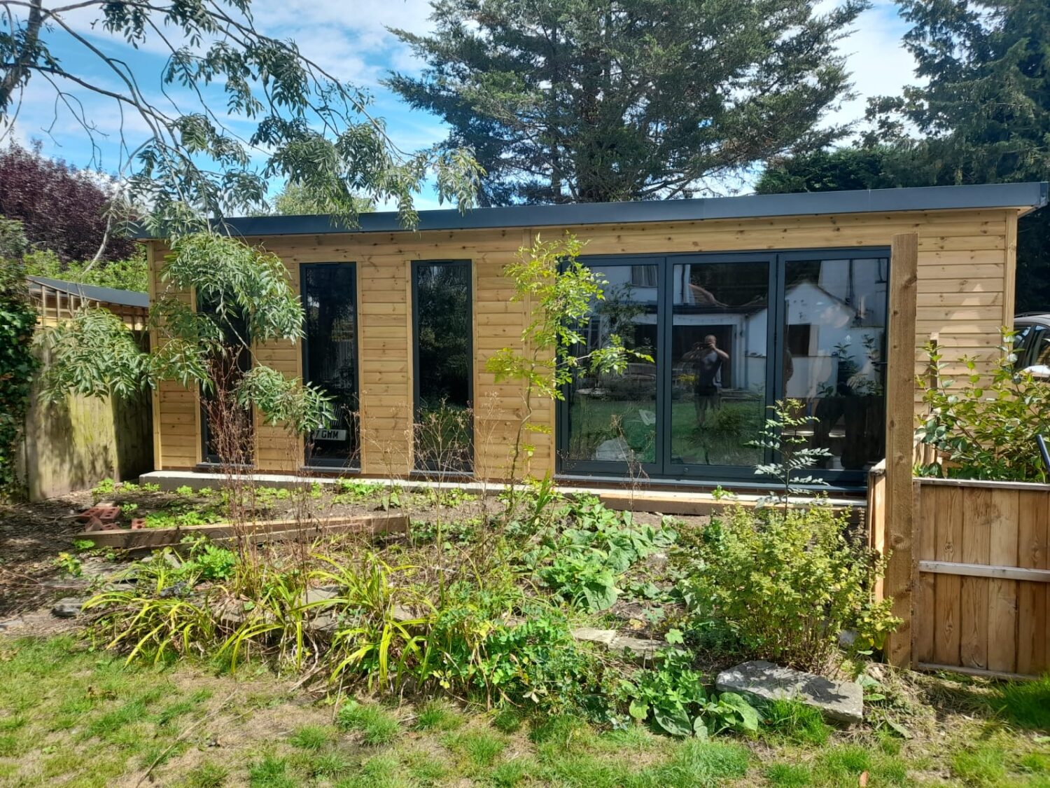 Garage and garden room combined