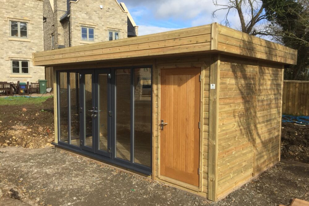 Garden office shed from warwickbuildings.co.uk