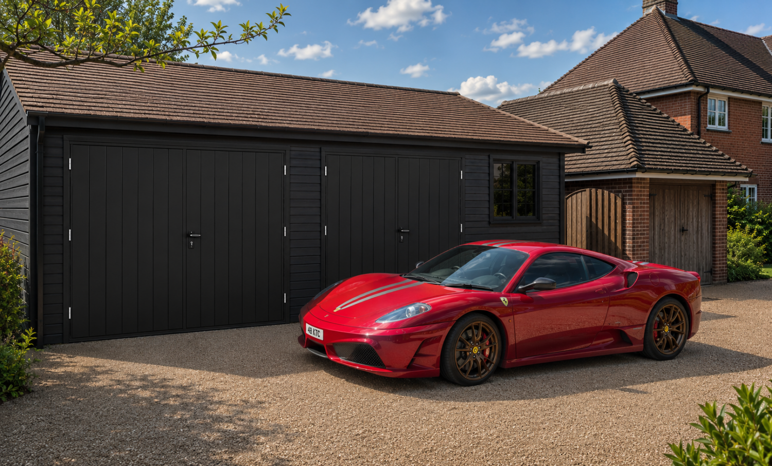 Ferarri Double Garage with Ferarri