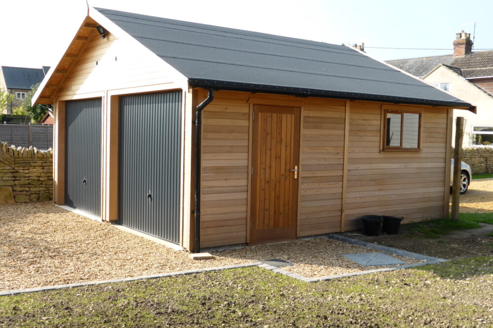 Wooden Garage by Warwick Buildings