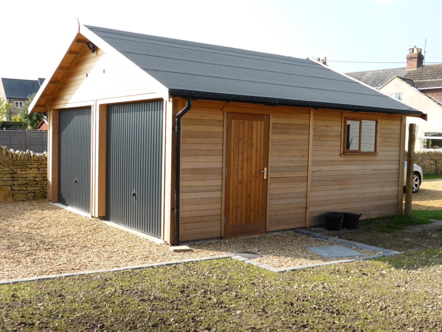 Wooden Garages Timber Double Garages Warwick Buildings