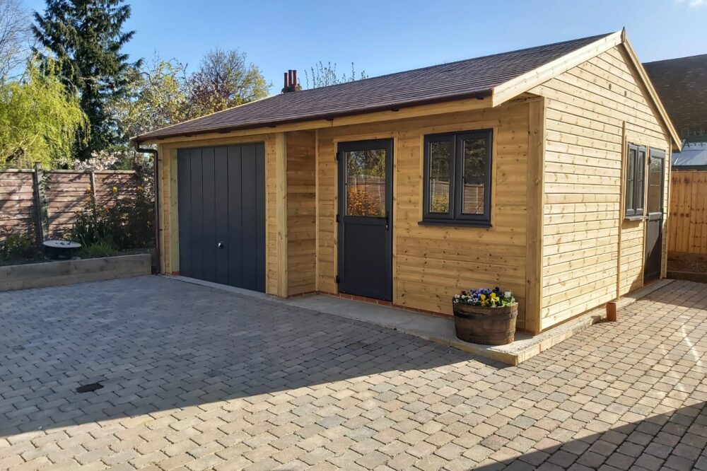 Wooden Garage by Warwick Buildings