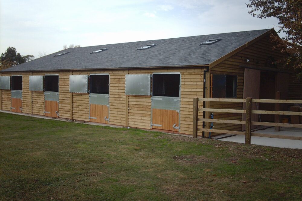 American barn with feather edge cladding