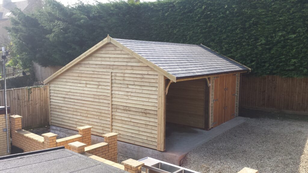 Wooden Cart Lodges