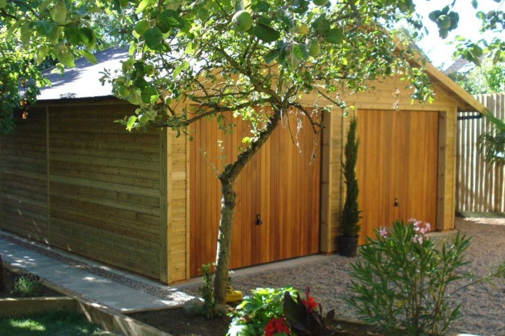 Wooden Garage by Warwick Buildings