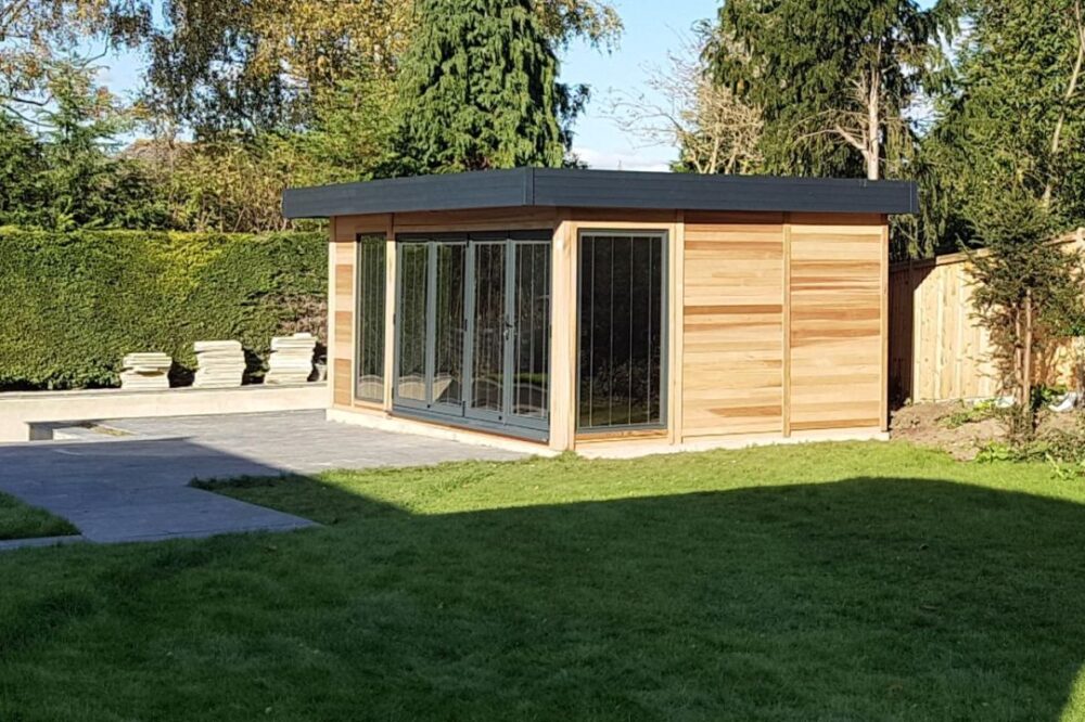 Garden Office Installed by Warwick Buildings