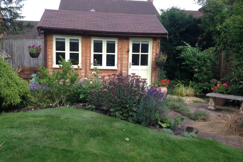 a traditionally designed garden room