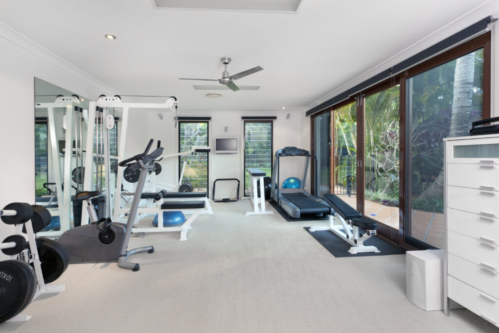 Home gym garden room