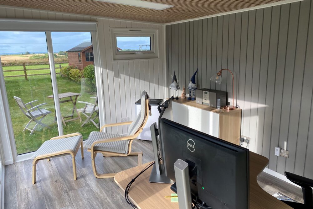 Design the inside of your garden office pod