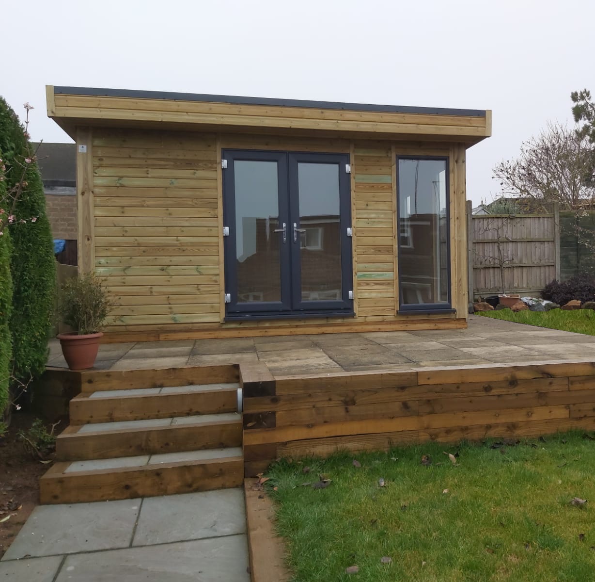 Insulated Garden Rooms And Garden Offices With Electrics In Berkshire