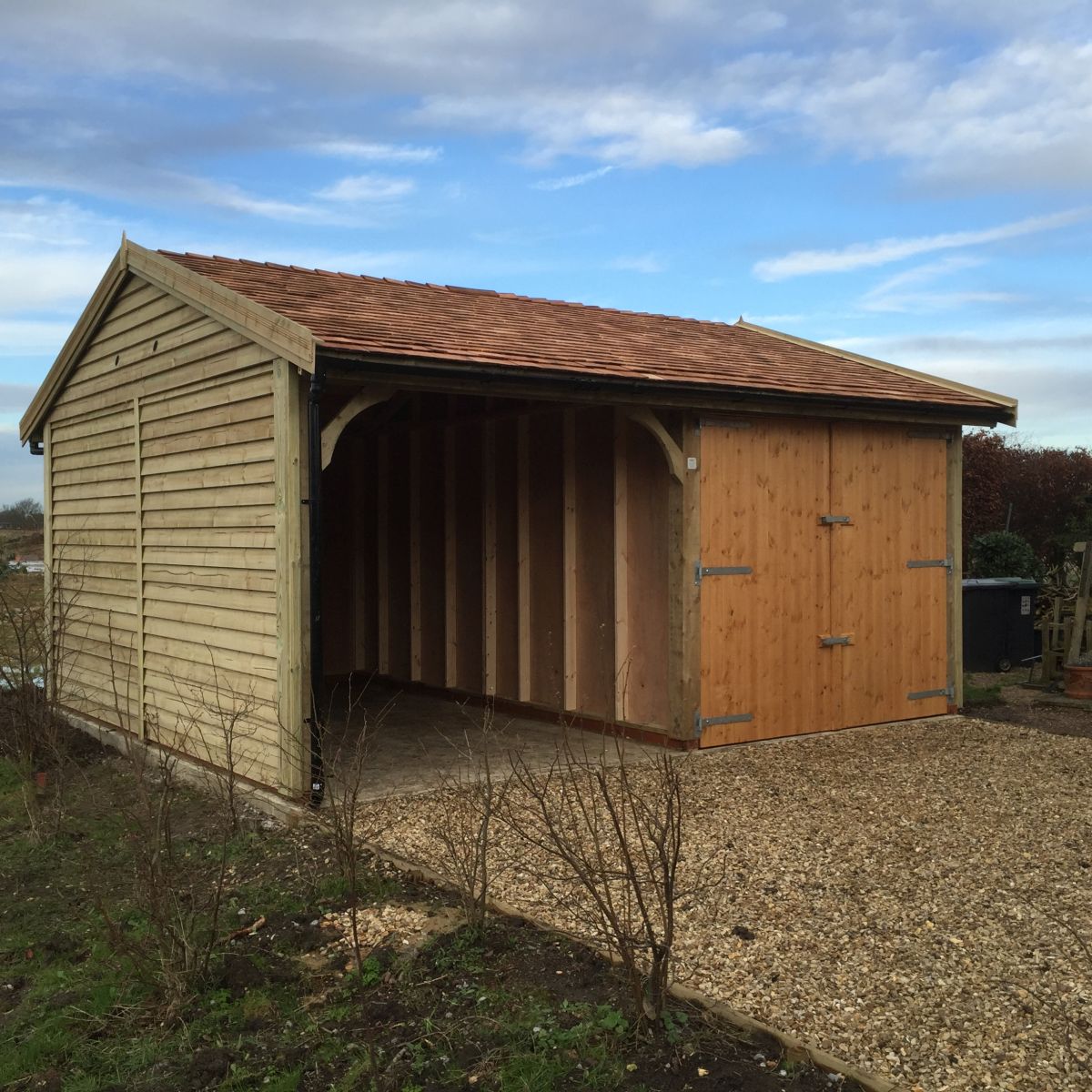 Wooden Garages Timber Double Garages Warwick Buildings
