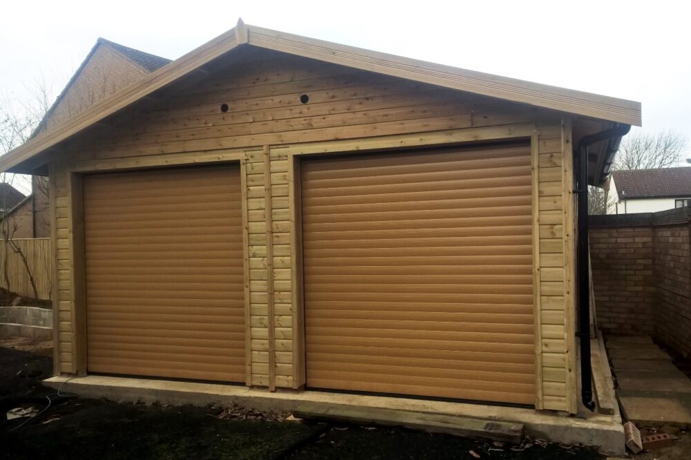 Wooden Garage by Warwick Buildings