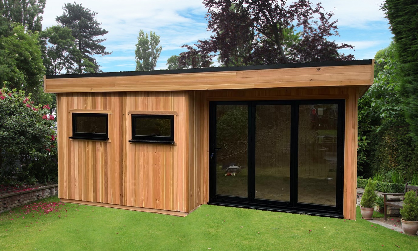 Modern Garden Room by Warwick Buildings