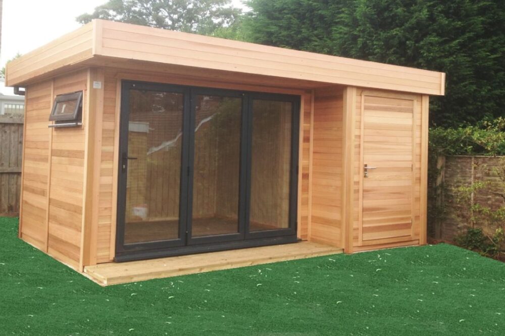 wooden garden room