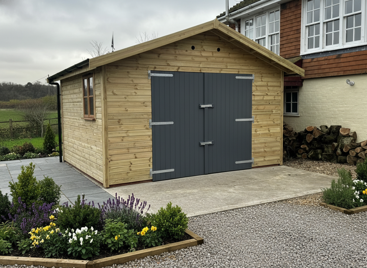 Single Timber Garages