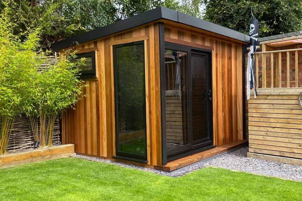 insulated garden office pod