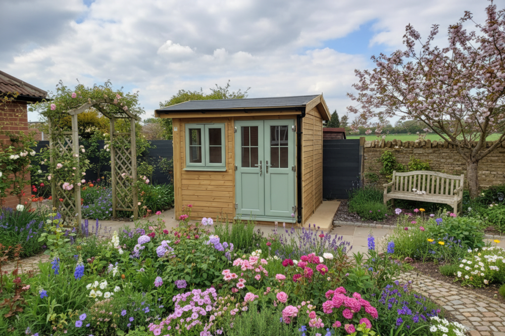 small traditional garden room
