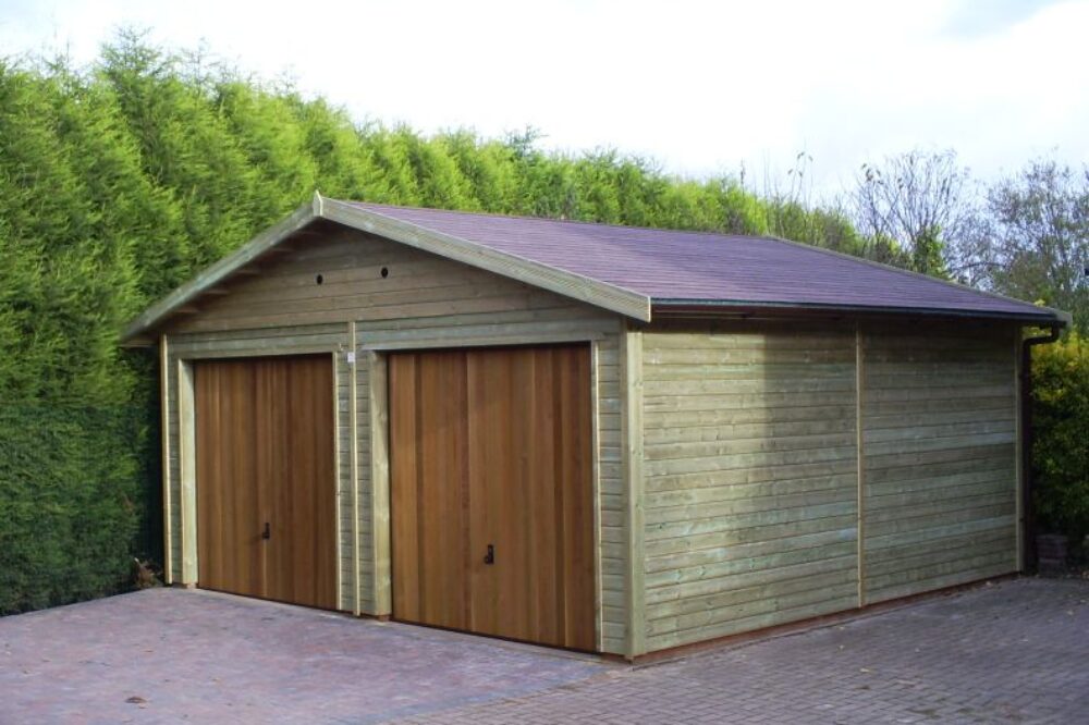 Wooden Garage by Warwick Buildings